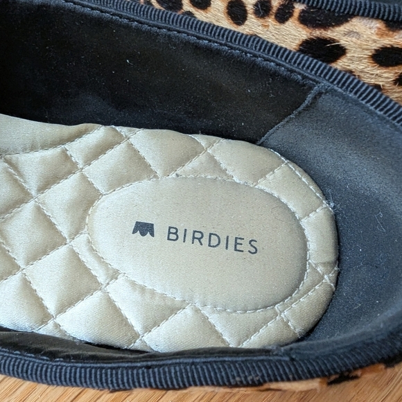 Birdies The Starling Loafers Leopard Print Calf Hair Animal Print Shoes - Picture 2 of 9